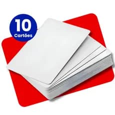 10 Unid Cartao Acesso Proximidade Cracha Rfid 13,56mhz 1k Aproximação Catraca Protetor