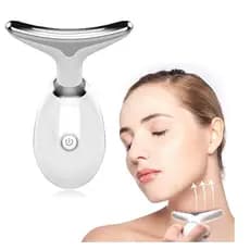 Massageador facial de pescoço, ferramenta de escultura facial, 7 modos de cores e vibração para massageador facial Top