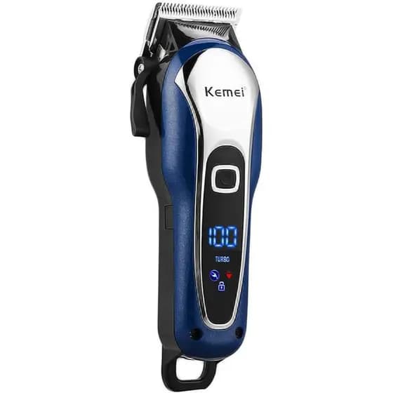 Máquina Kemei Cordless Profissional De Cortar Cabelo Km 1995