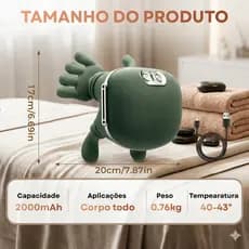 Massageador De Ombro Pescoço Aquecido Dedos shiatsu Massagem De Amassar Conforto Relaxamento Tensão