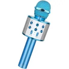 Microfone karaoke infantil sem fio bluetooth profissional Efeito De Voz Recarregável