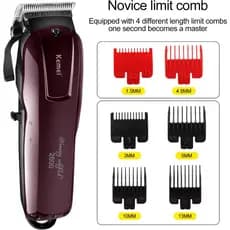 Máquina De Cortar Cabelo Profissional Kemei KM-2600 | Alta Potência Sem Fio