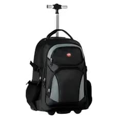Mochila Escolar com Rodinhas Masculina/Unissex Grande Reforçada Impermeável com Puxador e Rodas