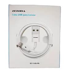 Cabo Ecooda Iphone Dados e Carga Rápida 1 Metro EC11163 - 5G