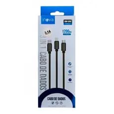 Cabo Dados e Carregamento 3 em 1 Inova Tipo c iphone Micro - USB C CBO-5702