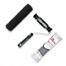 Kit Rolo Para Massa Corrida + Suporte Gaiola Parede e Teto Liso Uniforme