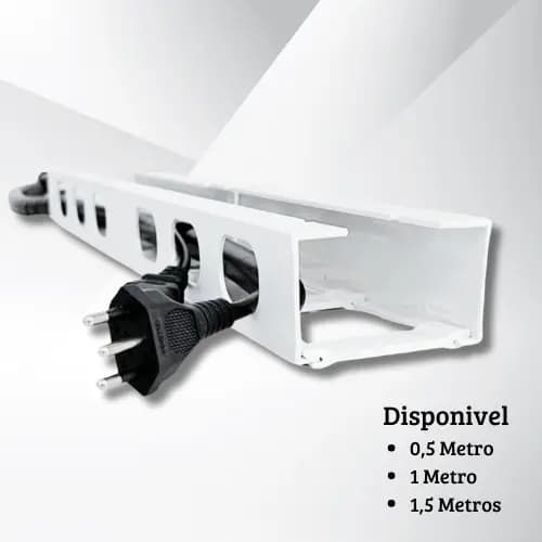 Organizador De Fios e Cabos Guia Esconde Fios Com Adesivo Dupla Face Envio Rápido