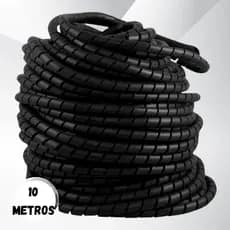 10 Metros de Organizador Espiral Esconde Fios e Cabos Envio Rápido Organiza Cabo