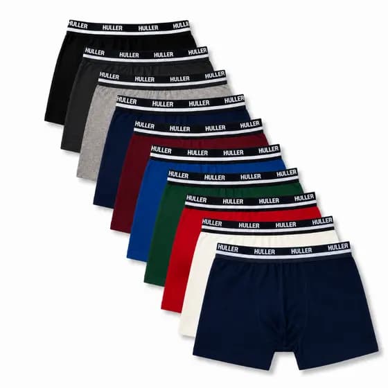 Kit 10 Cuecas Boxer Box Infantil Juvenil Menino