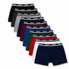 Kit 10 Cuecas Boxer Box Infantil Juvenil Menino
