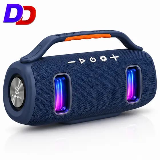 Caixa de som Caixa de som Boombox Potente 1000W 5.4 pc Grande com Bluetooth Radio Led RGB karaoke Pen Drive SD