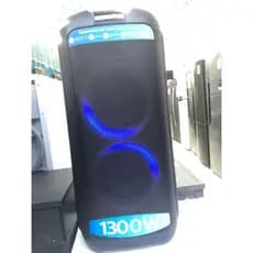 Caixa De Som Philips 1300 W RMS GRANDE Bluetooth Potente Portátil karaoke Entrada Para Microfone Usb Leds X-Neon