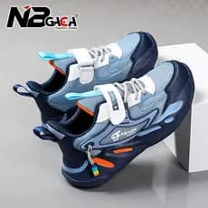 Fashion Kids Sneakers Tênis De Malha Dupla Respirável Para Meninos De 5-18 Anos De Idade Corrida Esportiva Leve Crianças