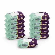 Kit - 10 Lenços/Toalhas Umedecidas Pluma Baby C/100