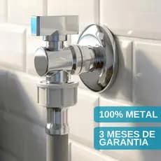 Torneira Registro Esfera Máquina De Lavar Roupa Parede 100% Metal Premium 1/2x3/4 - Não Enferruja