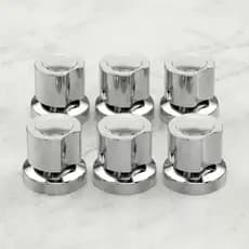 Kit 6 Acabamentos Registro Banheiro C40 Padrão Deca 16 Estrias Cromado Premium Pressão Gaveta