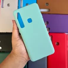 Capa para Modelo Samsung A9 2018 (Câmera Aberta) / Capinha Case Silicone Aveludada Colorida e Forrada (CF26)