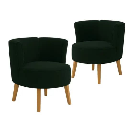 Conjunto 2 Cadeiras Moderna para Sala de Estar Decor Sala de Recepção Tecido Veludo Confortável Ergonômica