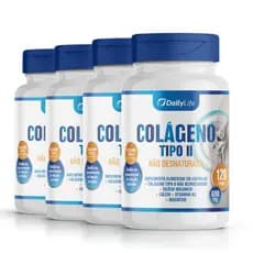 4x Colageno Tipo 2 40mg Daily Life 690mg 360 Capsulas