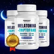 3x Melatonina FisioCult 60 Comprimidos 1000mg + Triptofano