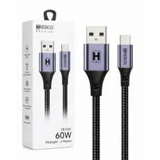 Cabo USB A Para USB C 3 Metros Hrebos