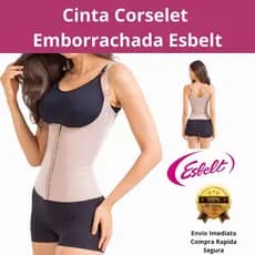 Cinta Corselet Esbelt Cotton Premium Redutora