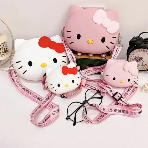 Hellokitty Bolsa para celular Bolsa para carteira Bolsa para o ombro Bolsa para mensageiro
