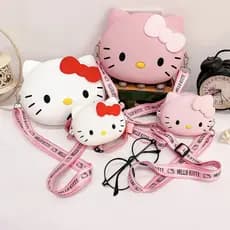 Hellokitty Bolsa para celular Bolsa para carteira Bolsa para o ombro Bolsa para mensageiro