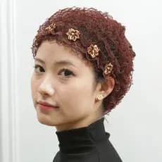 Chapéu muçulmano feminino chapéu de renda mãe lenço elegante boné de malha respirável