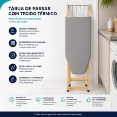 ✨ TÁBUA DE PASSAR TECIDO TÉRMICO ✨
