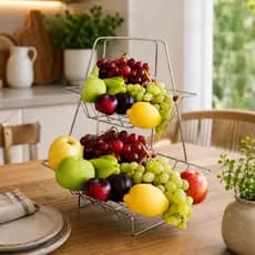 🍇 FRUTEIRA DE MESA DUPLA 🍇