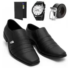 Sapato social italiano esporte fino 37 ao 44 + acessorios