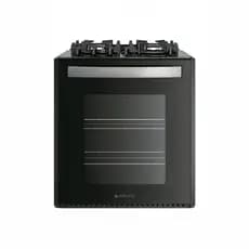 Fogão de Embutir 4 Bocas Atlas UTop Mesa de Vidro Preto Bivolt