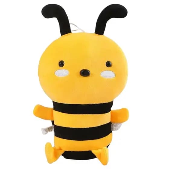 Abelha Abelinha Brinquedo De Pelúcia Fofinha Para Criança Macio Animal De 32 Cm Decoração Pingentes