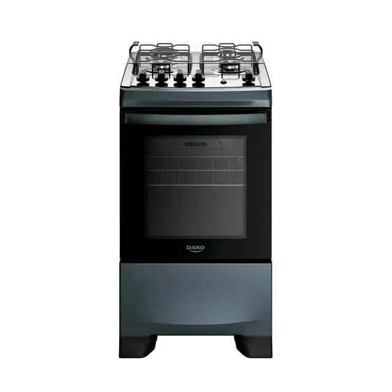 Fogão 4 Bocas Dako Supreme Mesa de Inox Supreme Titan Bivolt