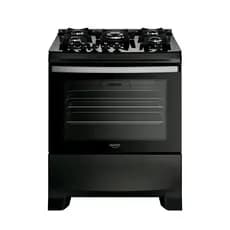 Fogão 5 Bocas Dako Supreme Black Glass Digital Bivolt
