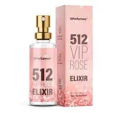 Perfume  Feminino 512 Vip Rosé Elixir 15ML Parfum Gperfumes Importado