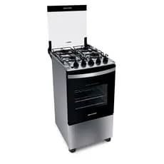 Fogão 4 Bocas a Gás Brastemp BFO4NBRUNA com Acendimento Automático Inox Bivolt