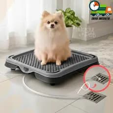 Banheiro Sanitário Com Dreno e Mangueira Lavável Para Cães Tapete Higiênico Envio Imediato