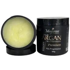 mascara de hidratação de argan com ouro maroquino pós progressiva 500 g maycrene