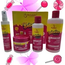 Kit Capilar BeBeloo (Tutti Frutti) Lançamento bio instinto (Cheirinho de Bubbaloo) Com 4 Itens