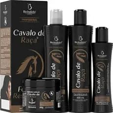01 KIT CAVALO DE RAÇA 4 Itens Bio Instinto Força Anti queda e fortalecimento dos fios e crescimento