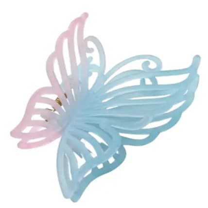 ✨ Presilha Piranha de Cabelo Borboleta Degradê Grande– Delicada e Elegante - acessórios femininos