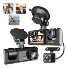 Camera Automotiva Interna Grava Imagem E Som + Camera De Ré