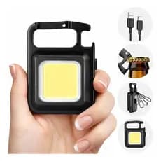 Lanterna Led Cob Recarregável Usb Para Bicicleta