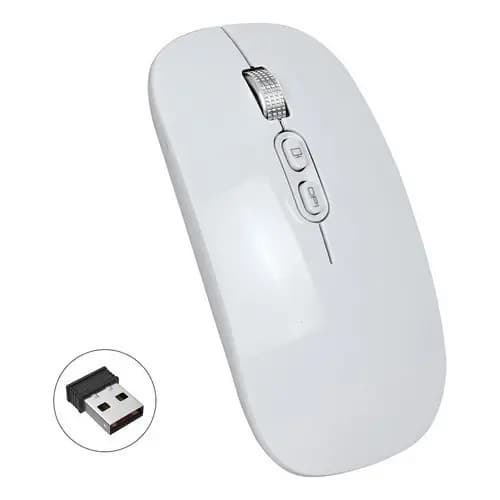 Mouse Sem Fio 2.4g Recarregável Usb Dpi Ajustável 800-1600