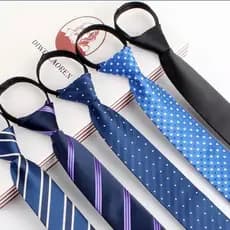 Kit 3 Peças De Gravata Infantil  Com Nó Pronto Masculina  Elegância Clássica para Ocasiões Especiais