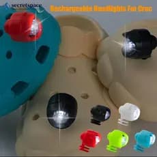 SECRETSPACE Faróis Para Croc 3 Tipos De Luzes Footlight Caminhadas Acampamento Aviso Esportes Ao Ar Livre Acessórios Ilu