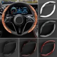 SECRETSPACE 2 Pçs Universal Capas De Volante Do Carro Auto Interior Acessórios Decorativos Anti Deslizamento Capa Protet