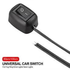 UQ Universal Switch Paste Tipo Pasta Interruptor Com Cabo 60cm/100cm DC 12V Para Luzes De Acionamento Por Anel De Neon